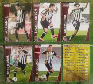 (016) Lote de 18 Cromos del Cartagena F.C 2012