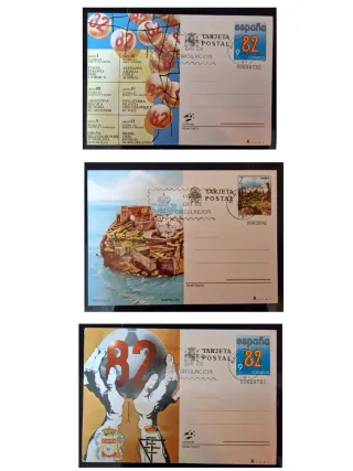 9 Francobolli postali nuovi, tra il 1982-2019