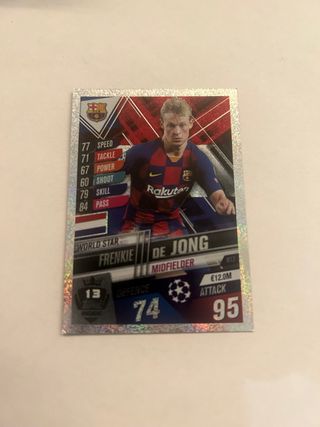 Carta Futbolista Frenkie De Jong FC Barcelona