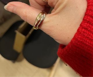 Anillo Oro 18k Tricolor