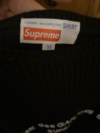 Jersey COMME des GARÇONS SHIRT x Supreme Negro