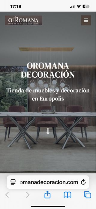 Mesa Comedor Cristal y Madera lacada blanco roto