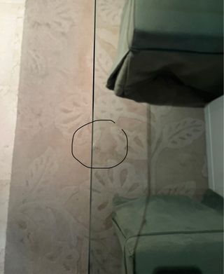 Mesa Comedor Cristal y Madera lacada blanco roto