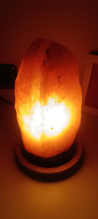 3 Lámparas Sal Himalaya Piedra Natural