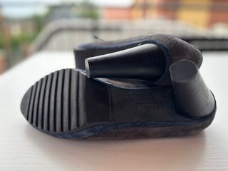 Zapatos de cordón con tacón