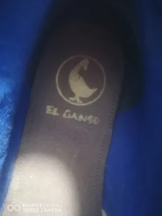 Zapatos El Ganso Hombre Azul/Gris