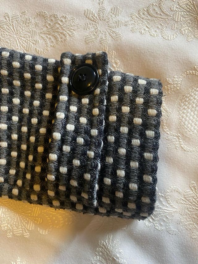 Abrigo Easy Wear Mujer Negro/Blanco