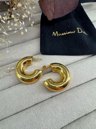 Pendientes Massimo Dutti dorados