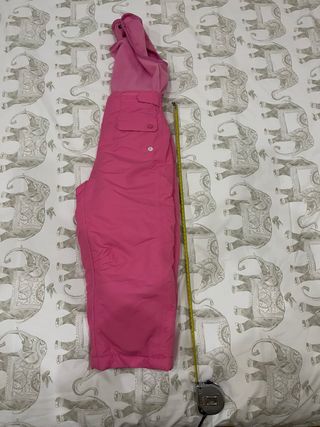 Pantalón de esquí rosa talla 8