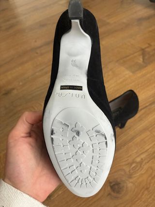 Zapatos de tacón negros talla 42