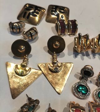 Lote de pendientes vintage