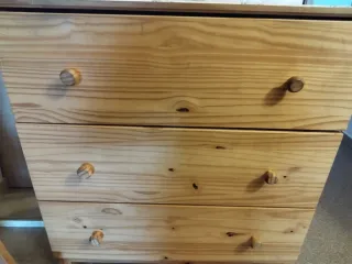 Cajonera de madera 3 cajones