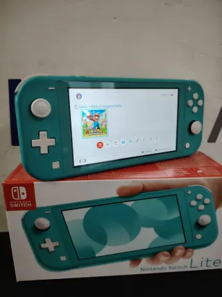 Nintendo Switch Lite Turquesa + 1 Año Garantía