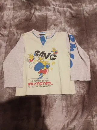 Maglietta pigiama bimbo 3 anni