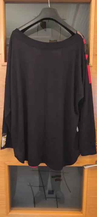 Camiseta mujer manga larga estampada