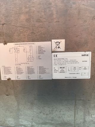 Horno profesional para pan, pizzas y asados