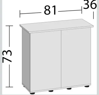 Mueble Acuario Negro