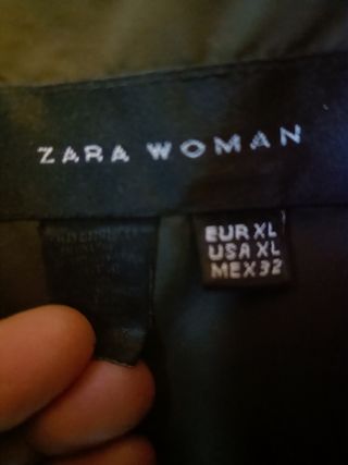 Plumas Zara Verde Talla XL