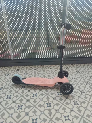 Patinete infantil 3 ruedas rosa