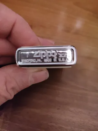 Zippo Vintage SCRIMSHAW SHIP anno 1999.