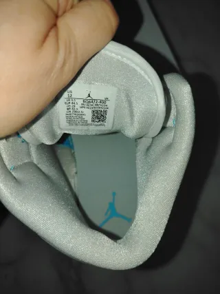 Jordan 1 Mid Scarpe Nike Azzurro Bianco