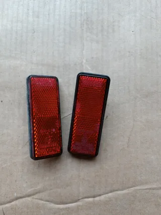 Pareja Catadióptricos Homologados Rojo