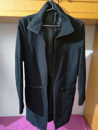 Abrigo Mango Negro