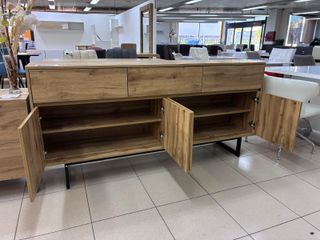 Aparador Industrial Madera y Metal NUEVO