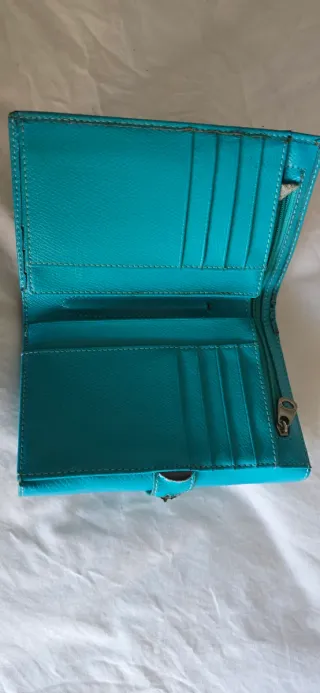 Cartera Salvador Bachiller Azul Turquesa