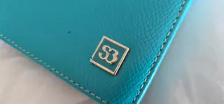 Cartera Salvador Bachiller Azul Turquesa