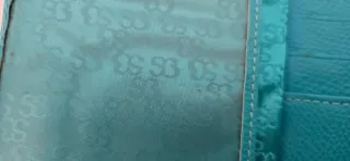 Cartera Salvador Bachiller Azul Turquesa