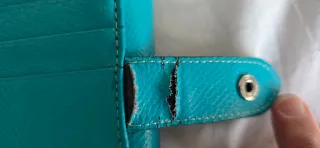 Cartera Salvador Bachiller Azul Turquesa