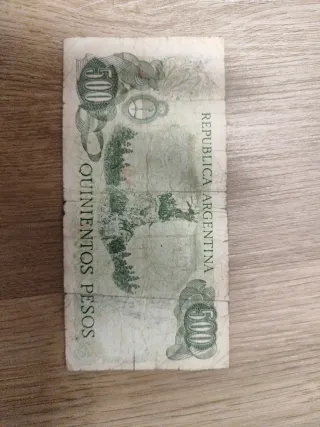 Biglietto da 500 pesos argentini
