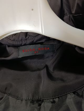 GIACCONE NERO DONNA ELISA ROSA T.47