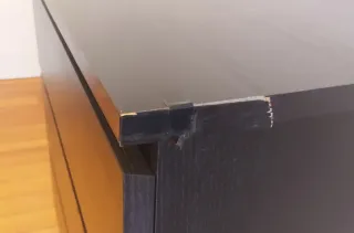 Cómoda 3 cajones IKEA MALM Negra