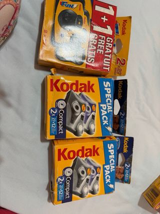 Pack 2 Cámaras Kodak Compacto 2x27+12 Fotos.