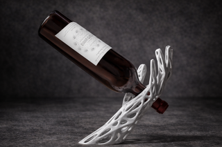 Soporte de mano para botella de vino