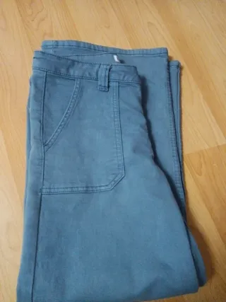 Pantalones Mango Azul