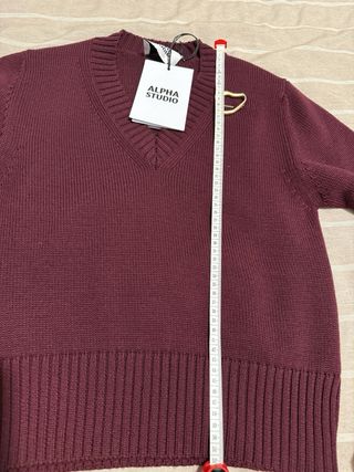 Jersey Alpha Studio Lana Rojo