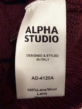 Jersey Alpha Studio Lana Rojo