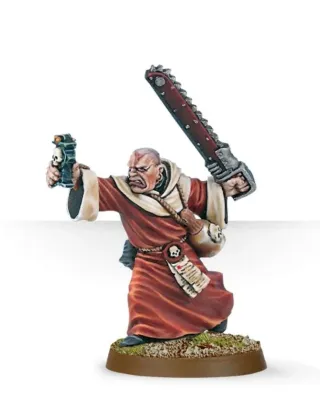 Predicador con Espada Sierra Warhammer
