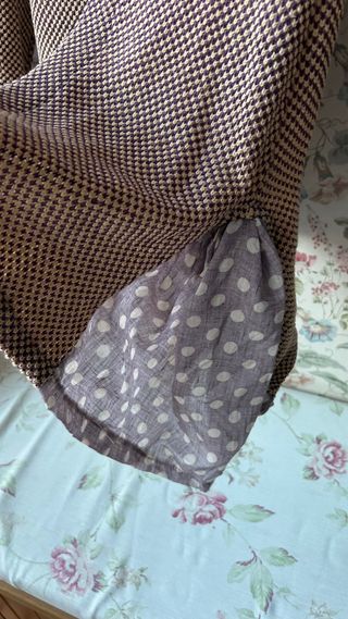 Chaqueta Ian Mosh burdeos y beige