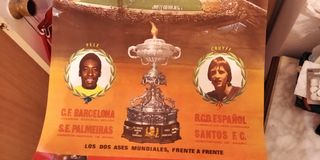 Cartel Trofeo Carranza 1974 (Pele Cruyff