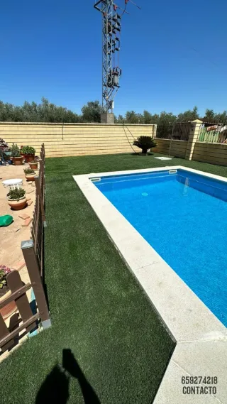 Césped artificial reciclado