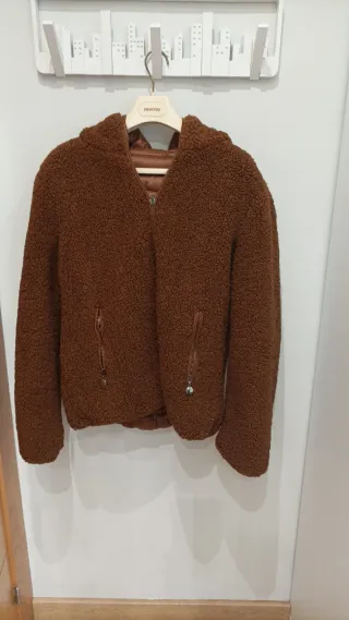 Cazadora reversible marrón