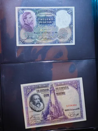 Colección Billetes España