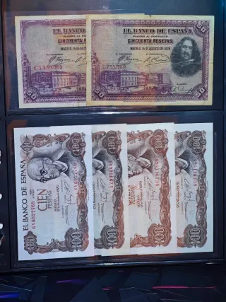 Colección Billetes España