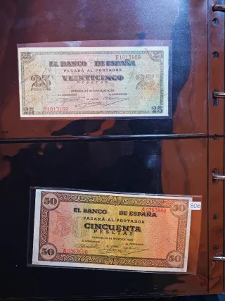 Colección Billetes España