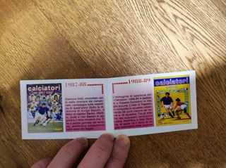 Micro book del calcio italiano anni '80