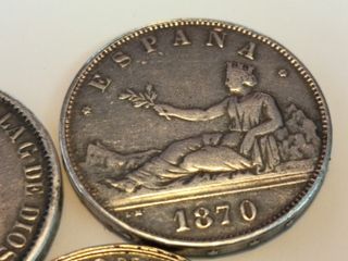 Falsas de época o réplicas monedas españolas